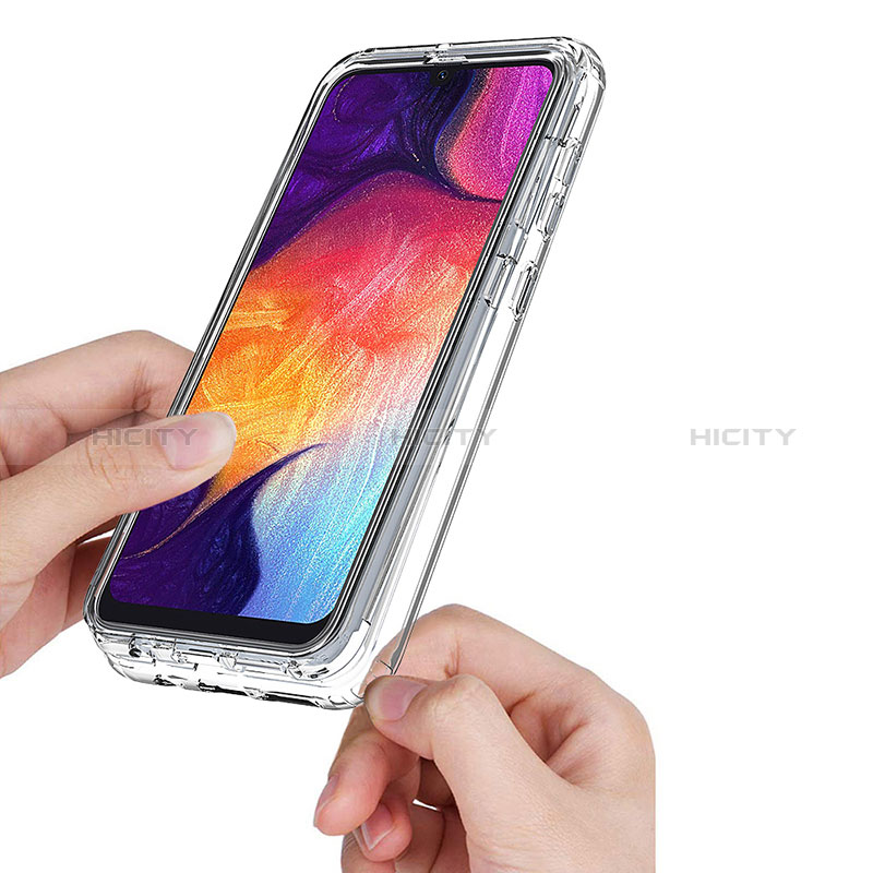 Funda Silicona Carcasa Ultrafina Transparente Goma Frontal y Trasera 360 Grados Gradiente para Samsung Galaxy A50