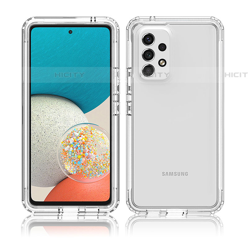 Funda Silicona Carcasa Ultrafina Transparente Goma Frontal y Trasera 360 Grados Gradiente para Samsung Galaxy A53 5G
