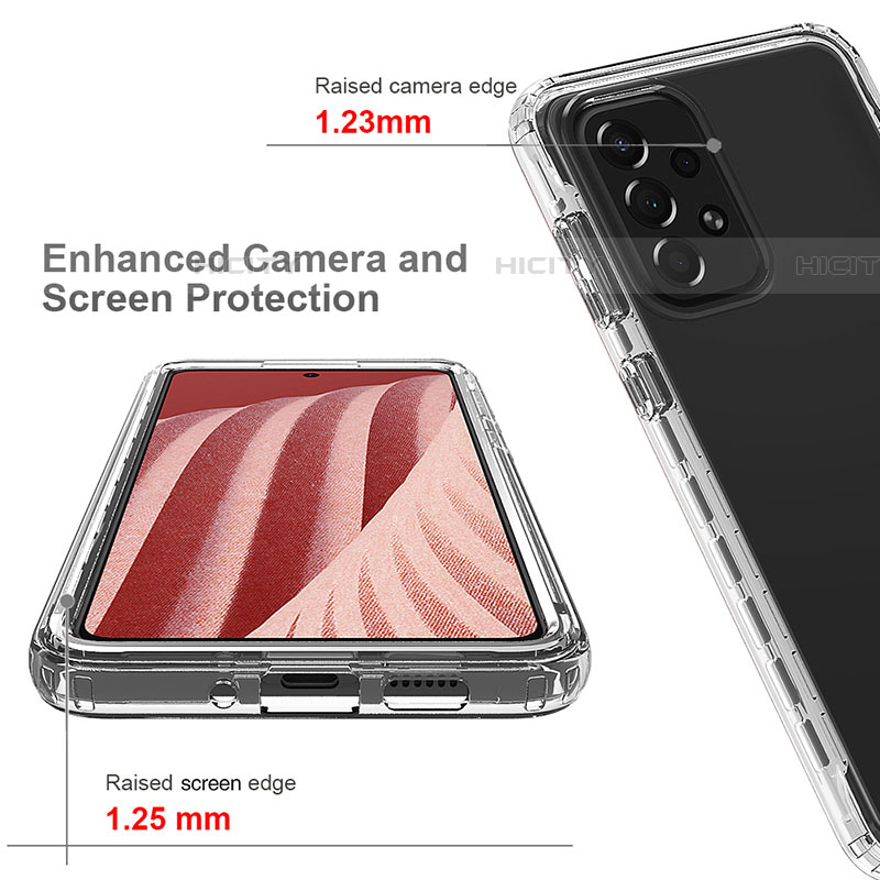 Funda Silicona Carcasa Ultrafina Transparente Goma Frontal y Trasera 360 Grados Gradiente para Samsung Galaxy A73 5G