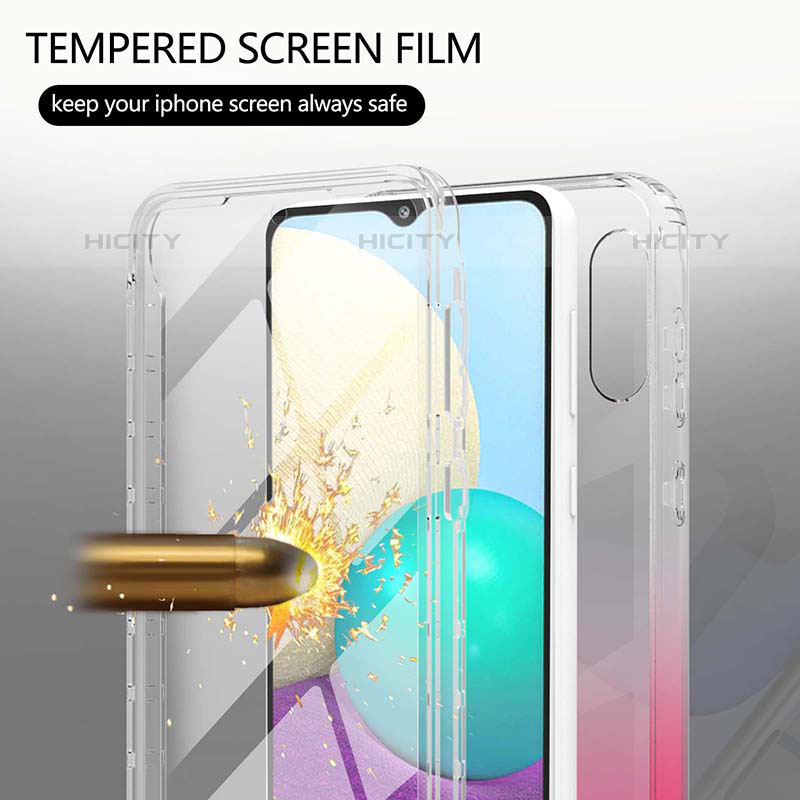 Funda Silicona Carcasa Ultrafina Transparente Goma Frontal y Trasera 360 Grados Gradiente para Samsung Galaxy M02
