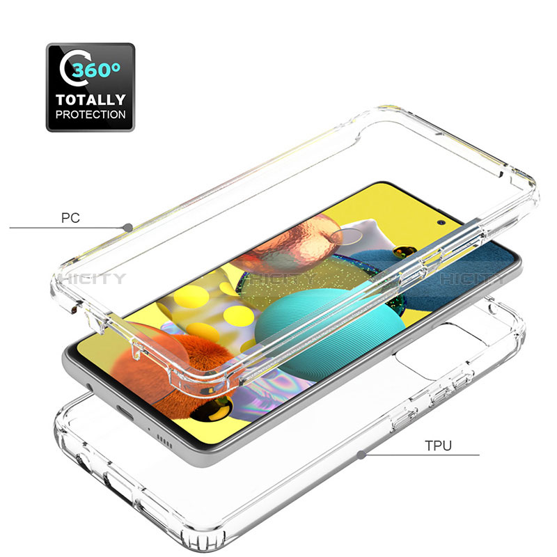 Funda Silicona Carcasa Ultrafina Transparente Goma Frontal y Trasera 360 Grados Gradiente para Samsung Galaxy M40S
