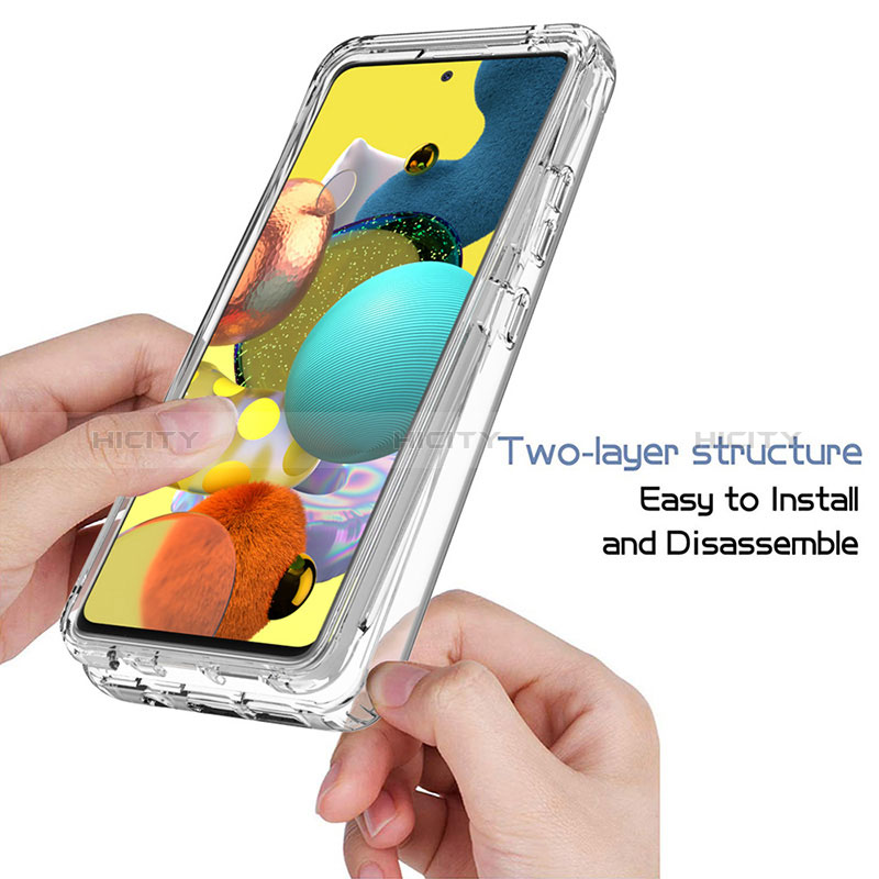 Funda Silicona Carcasa Ultrafina Transparente Goma Frontal y Trasera 360 Grados Gradiente para Samsung Galaxy M40S