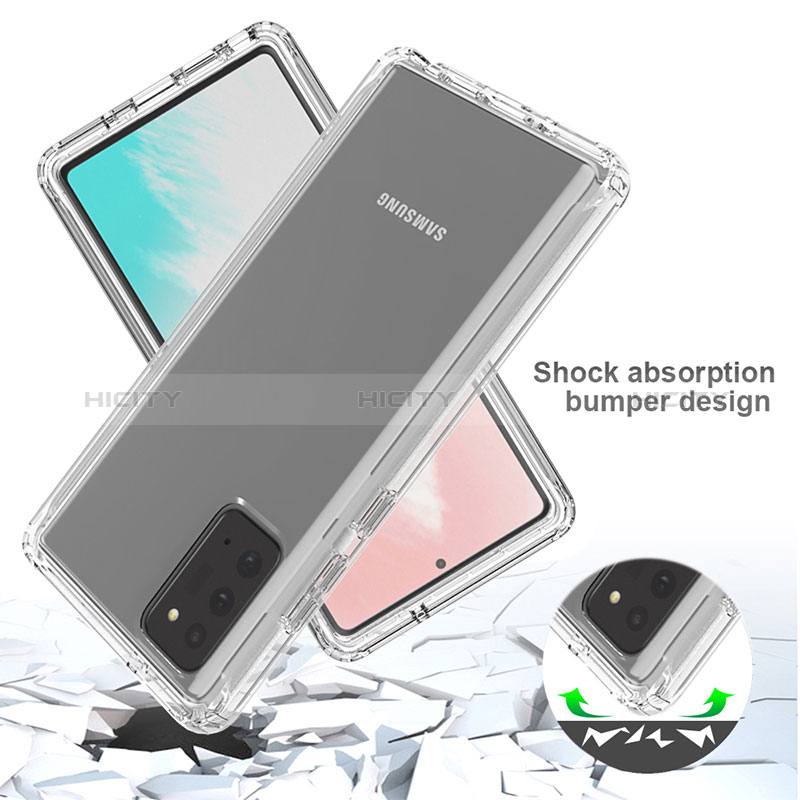 Funda Silicona Carcasa Ultrafina Transparente Goma Frontal y Trasera 360 Grados Gradiente para Samsung Galaxy Note 20 5G