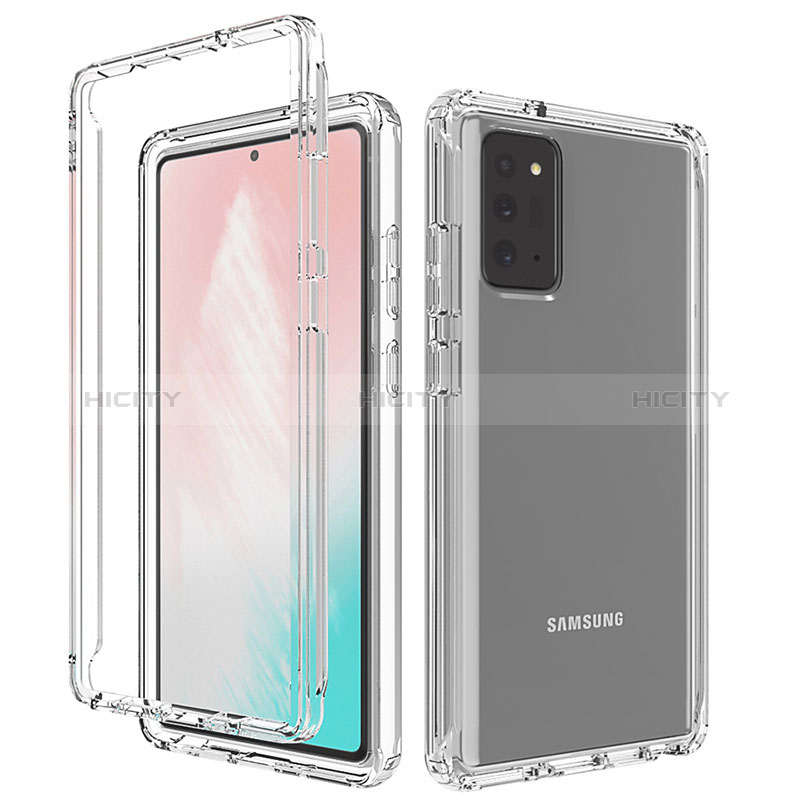 Funda Silicona Carcasa Ultrafina Transparente Goma Frontal y Trasera 360 Grados Gradiente para Samsung Galaxy Note 20 5G