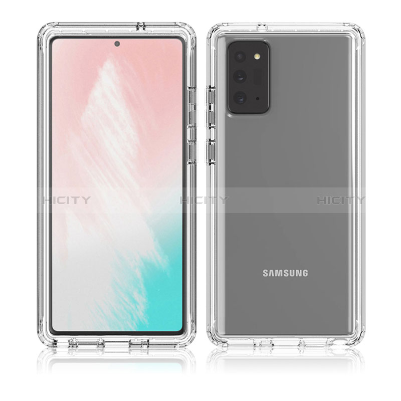 Funda Silicona Carcasa Ultrafina Transparente Goma Frontal y Trasera 360 Grados Gradiente para Samsung Galaxy Note 20 5G