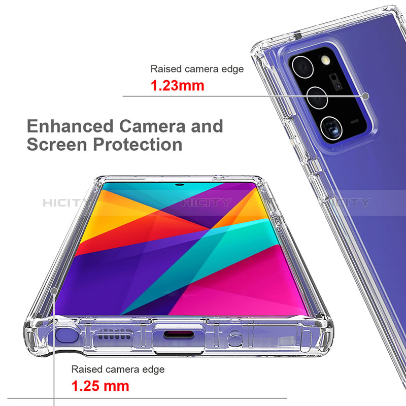 Funda Silicona Carcasa Ultrafina Transparente Goma Frontal y Trasera 360 Grados Gradiente para Samsung Galaxy Note 20 Ultra 5G