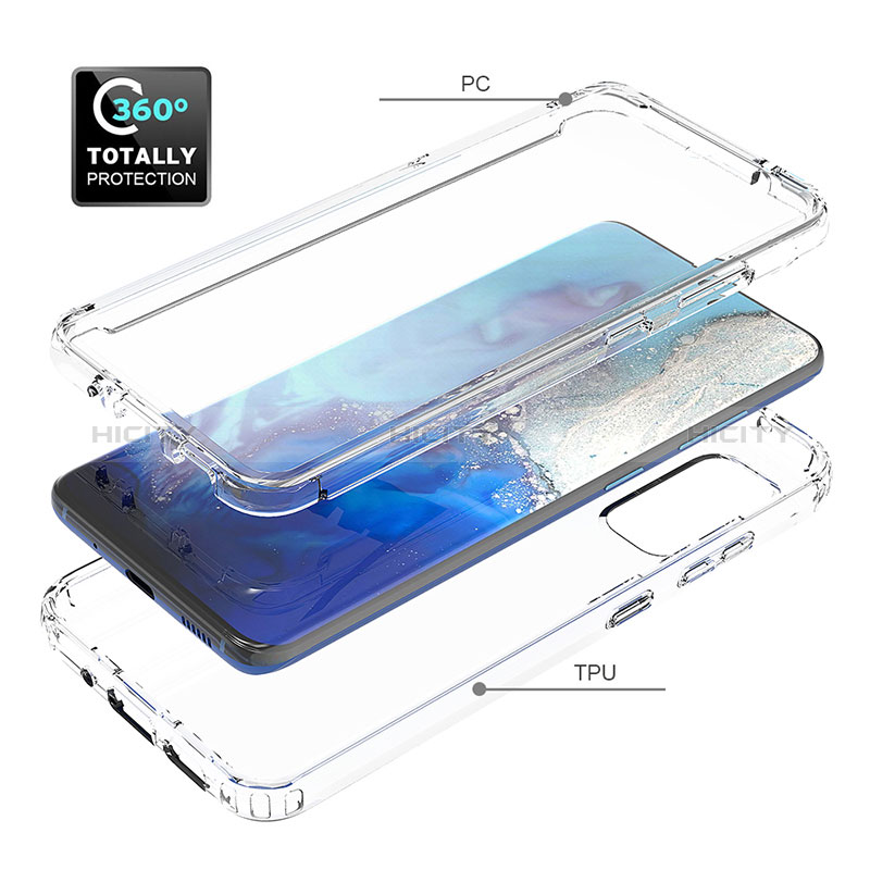 Funda Silicona Carcasa Ultrafina Transparente Goma Frontal y Trasera 360 Grados Gradiente para Samsung Galaxy S20