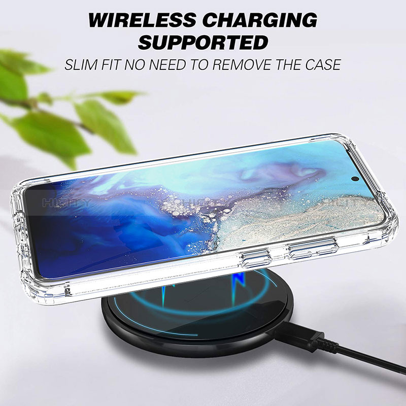 Funda Silicona Carcasa Ultrafina Transparente Goma Frontal y Trasera 360 Grados Gradiente para Samsung Galaxy S20 5G