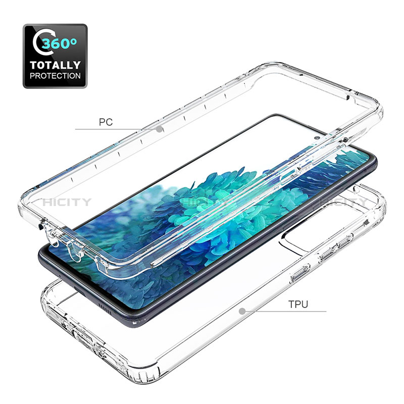 Funda Silicona Carcasa Ultrafina Transparente Goma Frontal y Trasera 360 Grados Gradiente para Samsung Galaxy S20 FE 5G