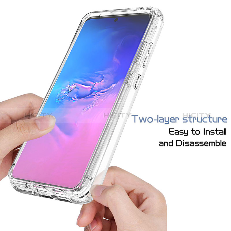 Funda Silicona Carcasa Ultrafina Transparente Goma Frontal y Trasera 360 Grados Gradiente para Samsung Galaxy S20 Ultra 5G