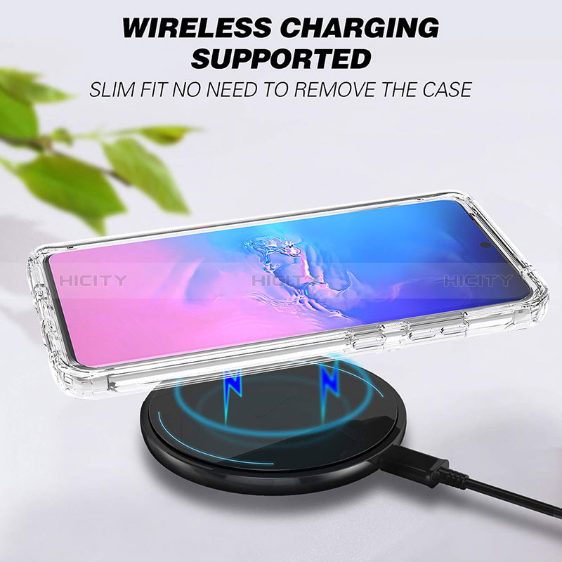 Funda Silicona Carcasa Ultrafina Transparente Goma Frontal y Trasera 360 Grados Gradiente para Samsung Galaxy S20 Ultra 5G