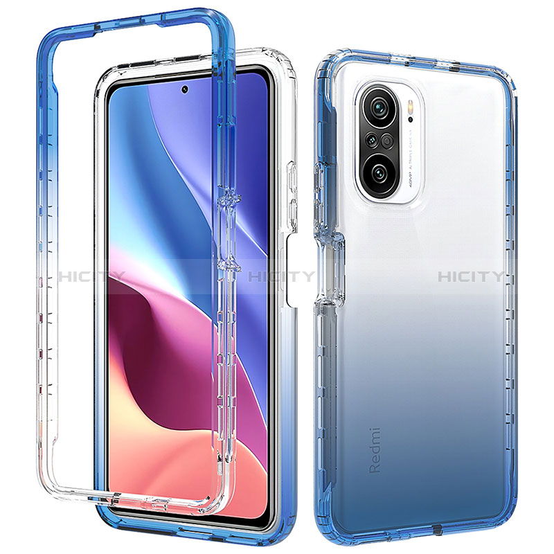 Funda Silicona Carcasa Ultrafina Transparente Goma Frontal y Trasera 360 Grados Gradiente para Xiaomi Mi 11X Pro 5G