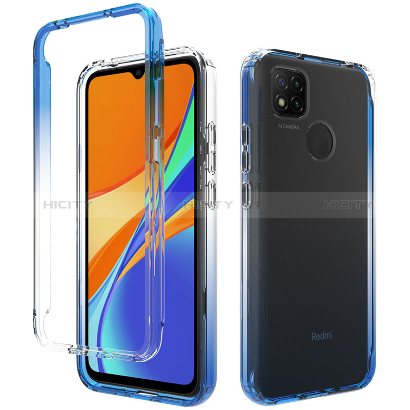 Funda Silicona Carcasa Ultrafina Transparente Goma Frontal y Trasera 360 Grados Gradiente para Xiaomi POCO C3