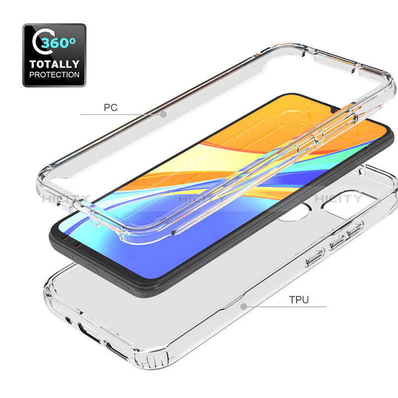 Funda Silicona Carcasa Ultrafina Transparente Goma Frontal y Trasera 360 Grados Gradiente para Xiaomi POCO C31