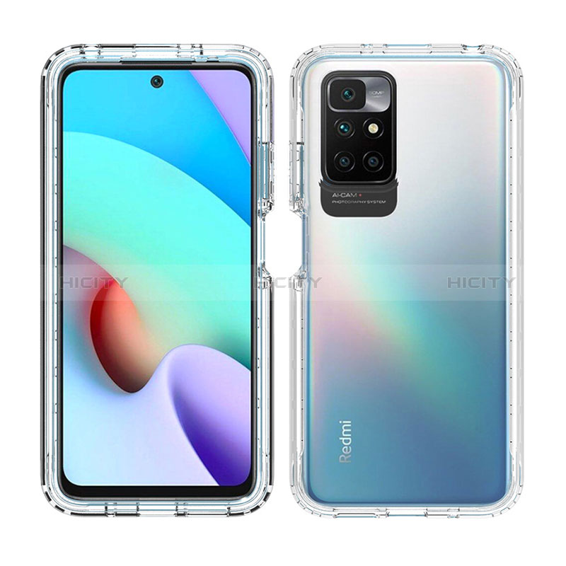 Funda Silicona Carcasa Ultrafina Transparente Goma Frontal y Trasera 360 Grados Gradiente para Xiaomi Redmi 10 4G