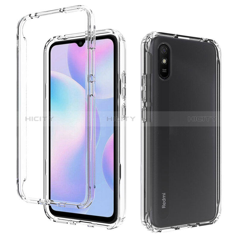 Funda Silicona Carcasa Ultrafina Transparente Goma Frontal y Trasera 360 Grados Gradiente para Xiaomi Redmi 9AT