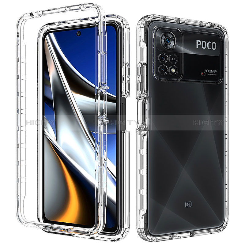 Funda Silicona Carcasa Ultrafina Transparente Goma Frontal y Trasera 360 Grados Gradiente para Xiaomi Redmi Note 11E Pro 5G