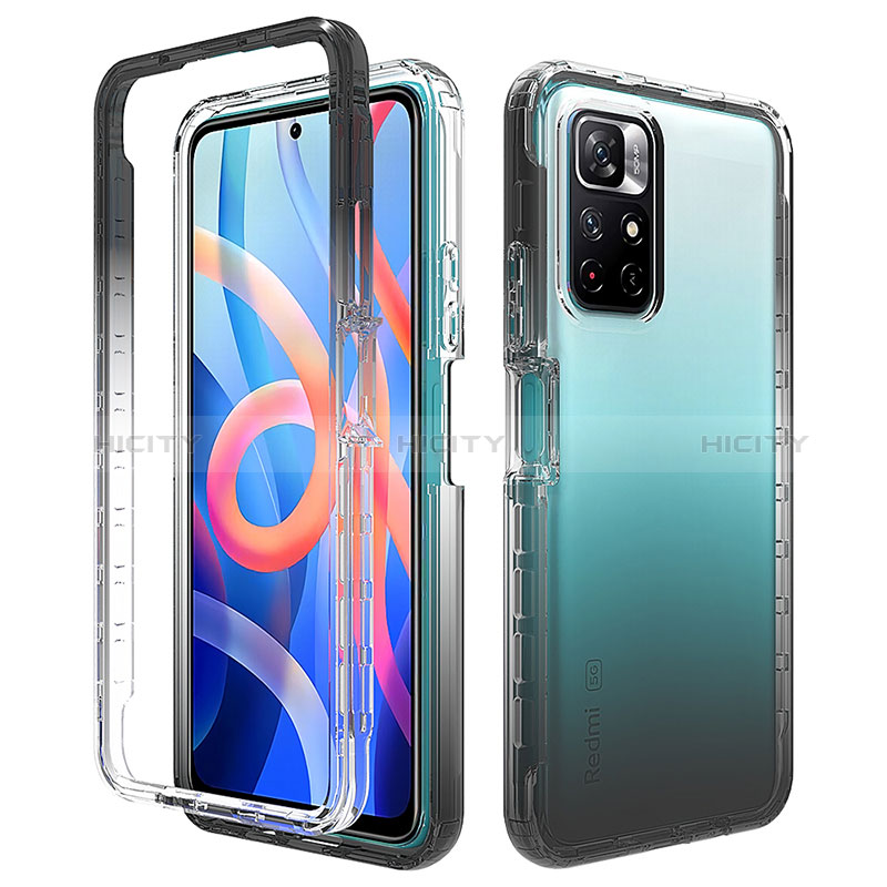 Funda Silicona Carcasa Ultrafina Transparente Goma Frontal y Trasera 360 Grados Gradiente para Xiaomi Redmi Note 11S 5G