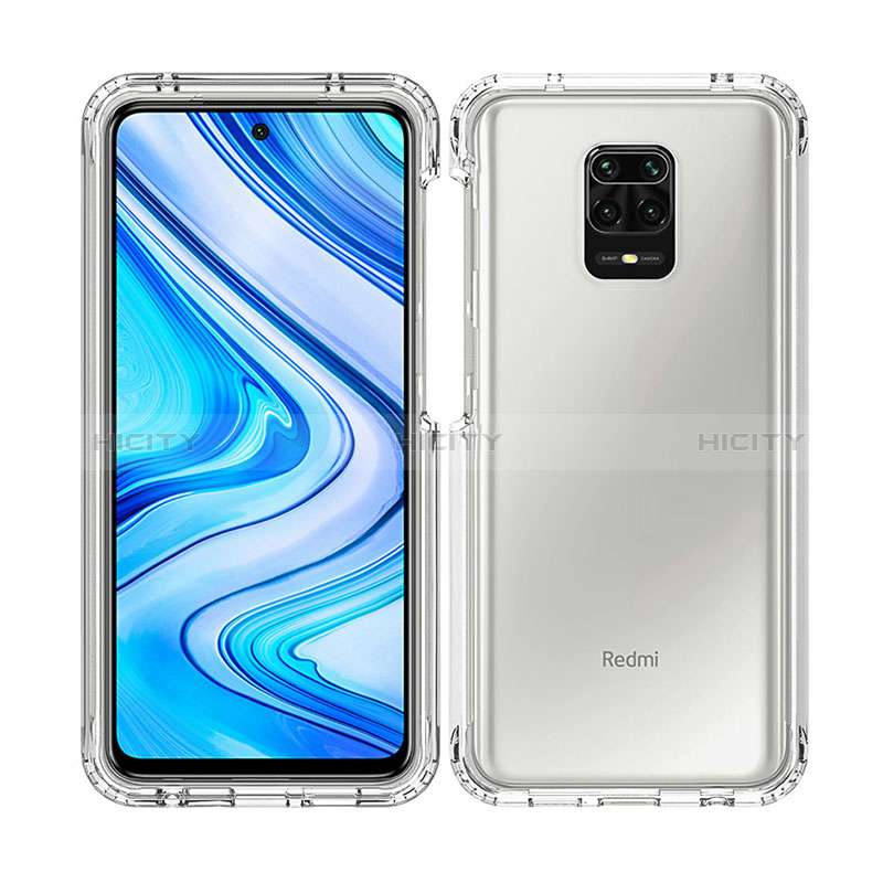 Funda Silicona Carcasa Ultrafina Transparente Goma Frontal y Trasera 360 Grados Gradiente para Xiaomi Redmi Note 9 Pro