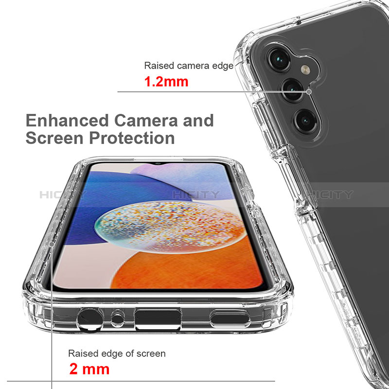 Funda Silicona Carcasa Ultrafina Transparente Goma Frontal y Trasera 360 Grados Gradiente ZJ1 para Samsung Galaxy A15 5G