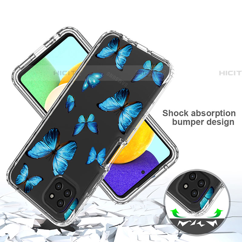 Funda Silicona Carcasa Ultrafina Transparente Goma Frontal y Trasera 360 Grados JX1 para Samsung Galaxy F42 5G