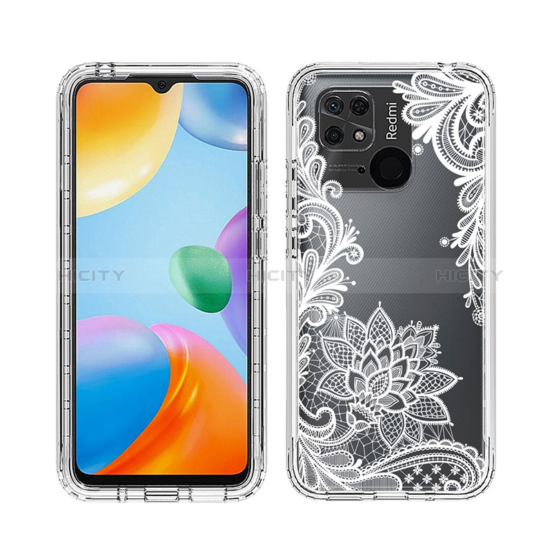 Funda Silicona Carcasa Ultrafina Transparente Goma Frontal y Trasera 360 Grados JX1 para Xiaomi Redmi 10 India