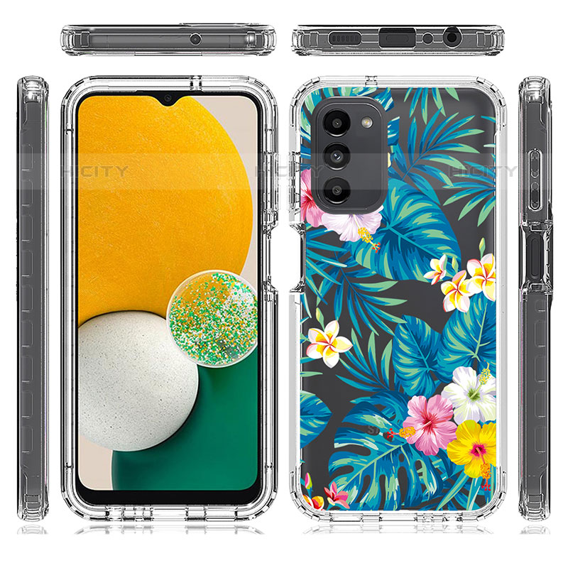 Funda Silicona Carcasa Ultrafina Transparente Goma Frontal y Trasera 360 Grados JX3 para Samsung Galaxy M02s