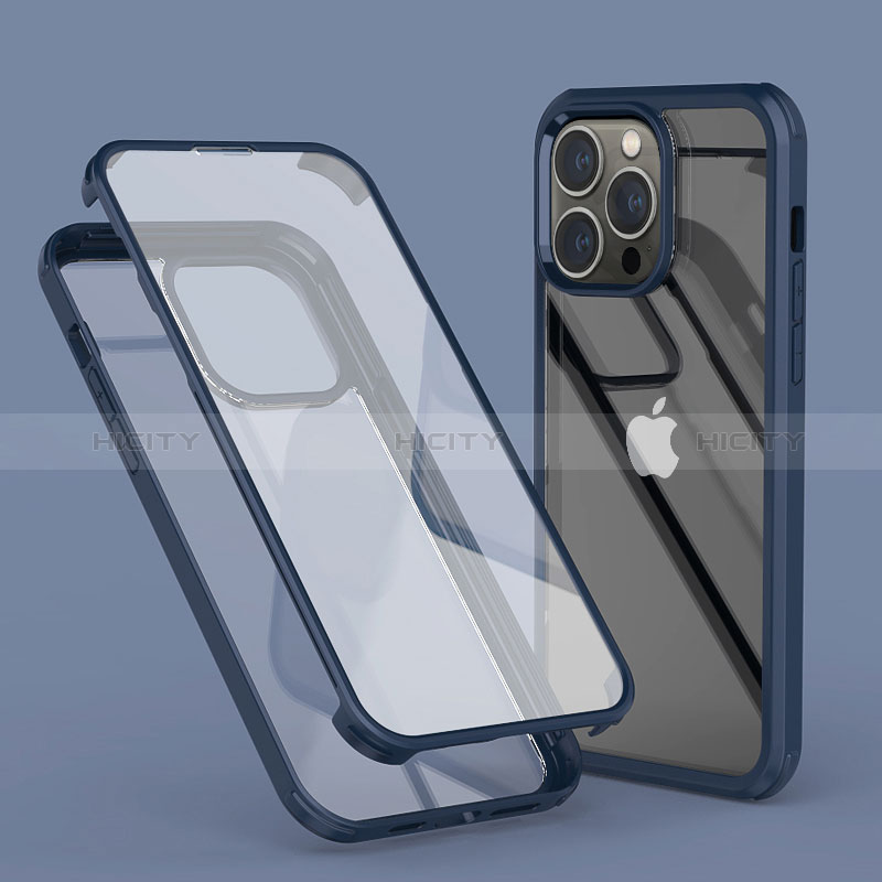 Funda Silicona Carcasa Ultrafina Transparente Goma Frontal y Trasera 360 Grados LK1 para Apple iPhone 13 Pro
