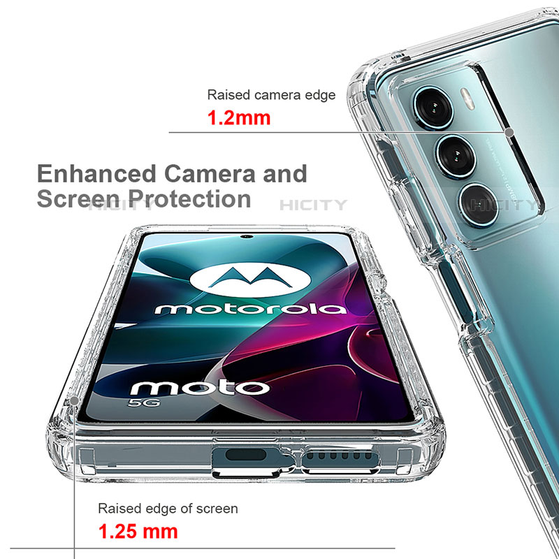 Funda Silicona Carcasa Ultrafina Transparente Goma Frontal y Trasera 360 Grados para Motorola Moto Edge S30 5G Claro