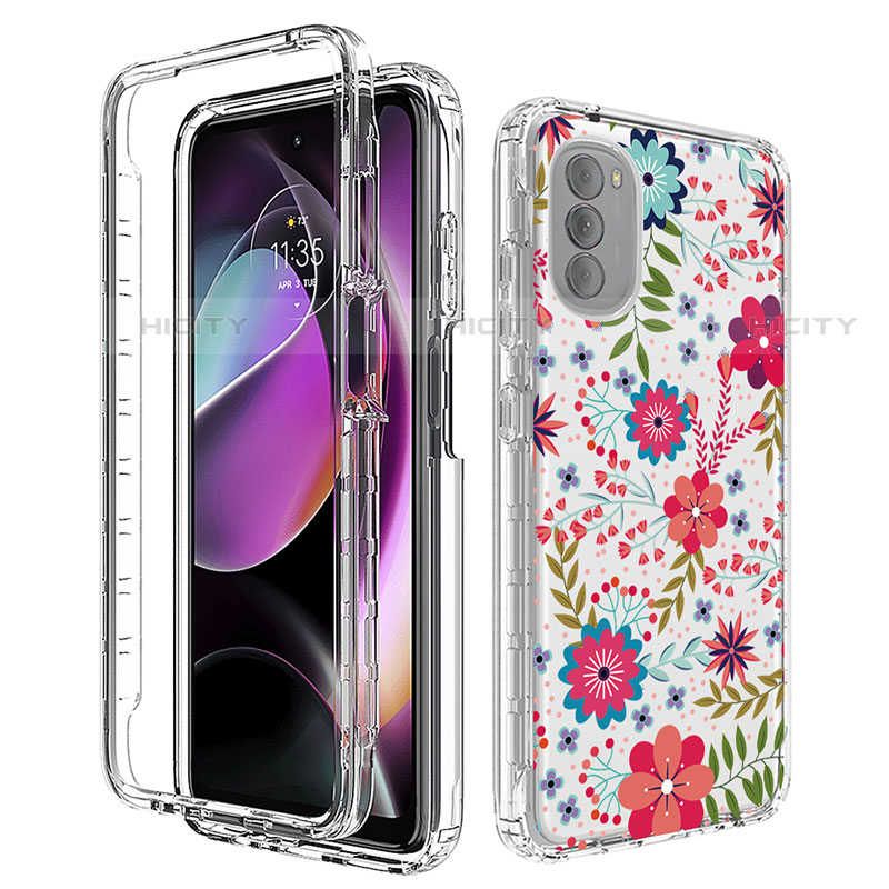 Funda Silicona Carcasa Ultrafina Transparente Goma Frontal y Trasera 360 Grados para Motorola Moto G 5G (2022)