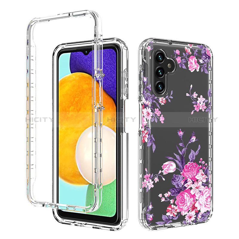 Funda Silicona Carcasa Ultrafina Transparente Goma Frontal y Trasera 360 Grados para Samsung Galaxy A04s