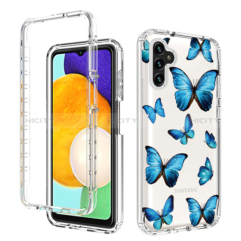 Funda Silicona Carcasa Ultrafina Transparente Goma Frontal y Trasera 360 Grados para Samsung Galaxy A04s