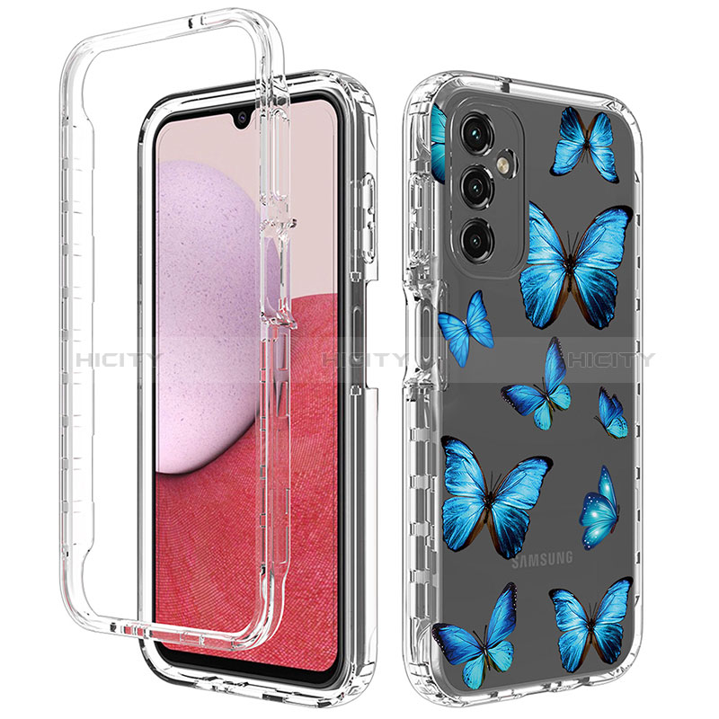 Funda Silicona Carcasa Ultrafina Transparente Goma Frontal y Trasera 360 Grados para Samsung Galaxy A14 5G