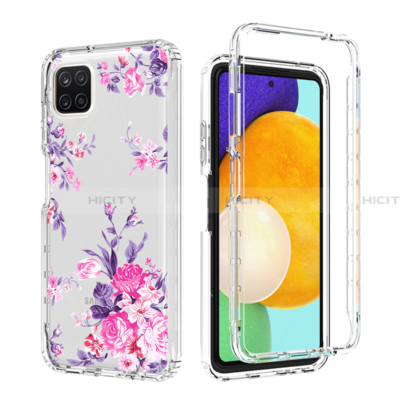 Funda Silicona Carcasa Ultrafina Transparente Goma Frontal y Trasera 360 Grados para Samsung Galaxy A22 5G