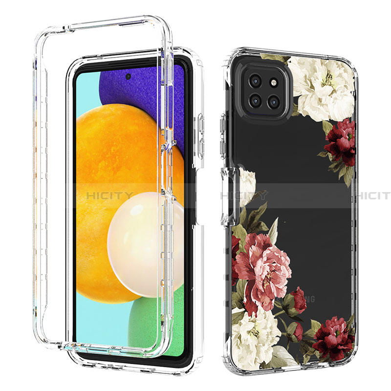 Funda Silicona Carcasa Ultrafina Transparente Goma Frontal y Trasera 360 Grados para Samsung Galaxy A22 5G