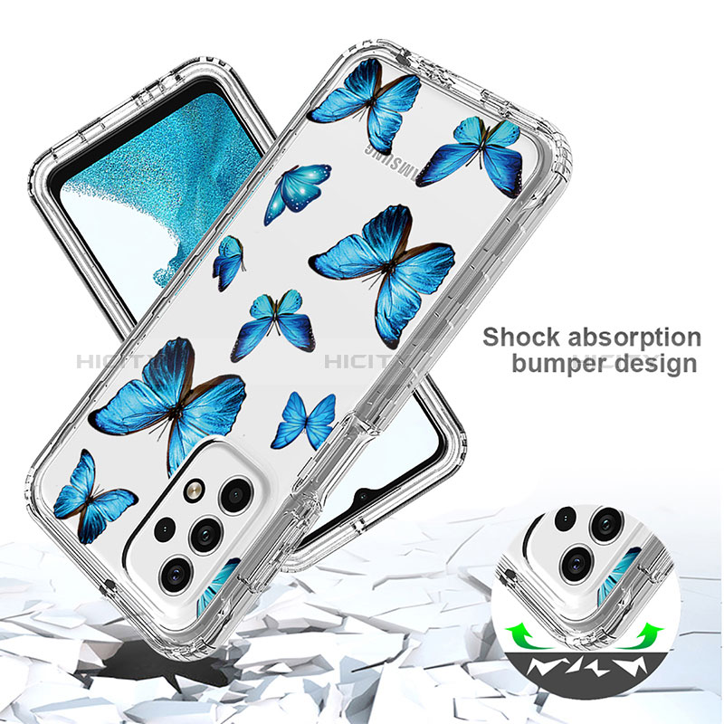 Funda Silicona Carcasa Ultrafina Transparente Goma Frontal y Trasera 360 Grados para Samsung Galaxy A23 5G