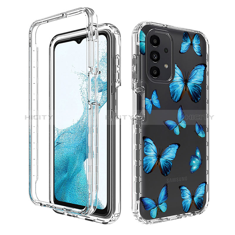 Funda Silicona Carcasa Ultrafina Transparente Goma Frontal y Trasera 360 Grados para Samsung Galaxy A23 5G