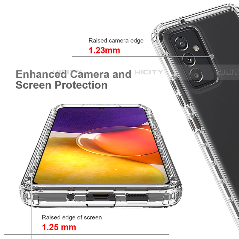 Funda Silicona Carcasa Ultrafina Transparente Goma Frontal y Trasera 360 Grados para Samsung Galaxy A25 5G Claro