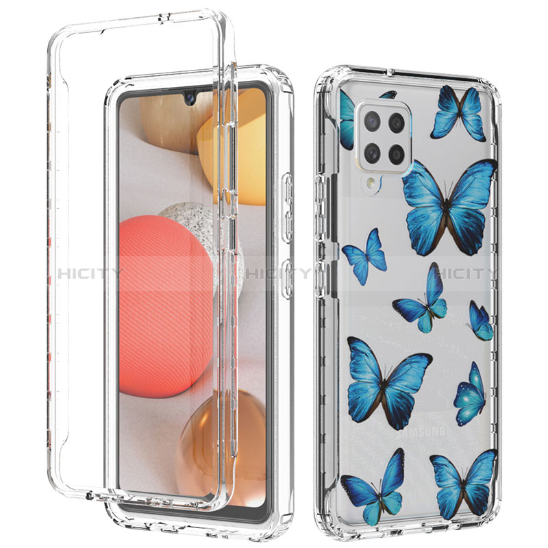 Funda Silicona Carcasa Ultrafina Transparente Goma Frontal y Trasera 360 Grados para Samsung Galaxy A42 5G