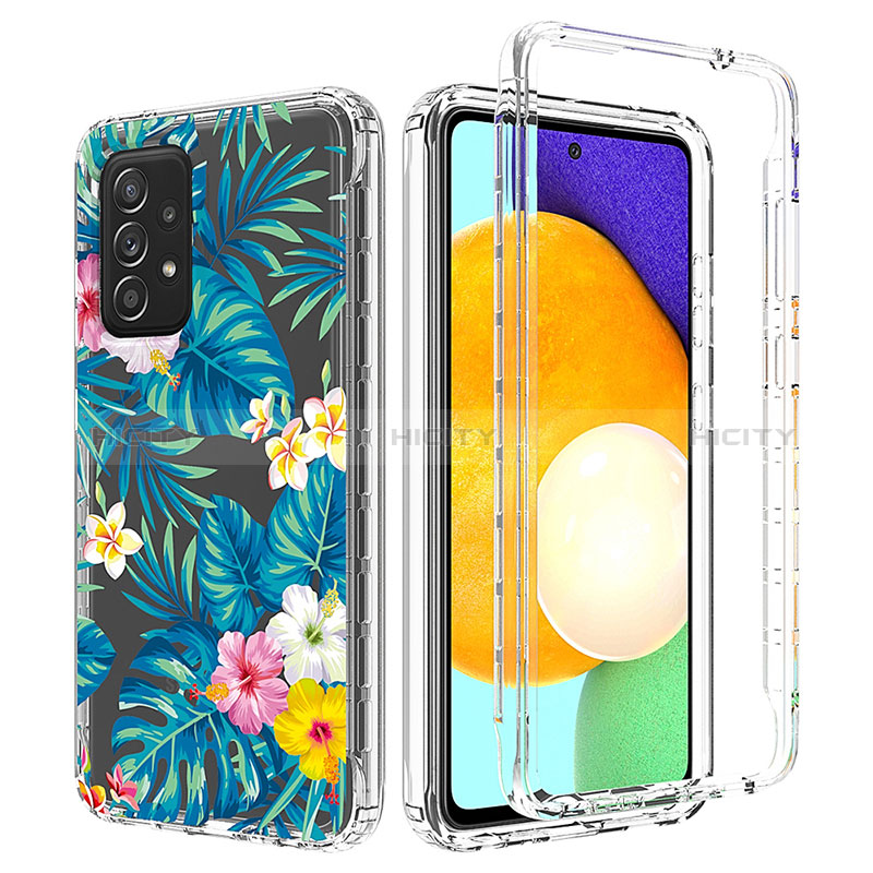 Funda Silicona Carcasa Ultrafina Transparente Goma Frontal y Trasera 360 Grados para Samsung Galaxy A52s 5G