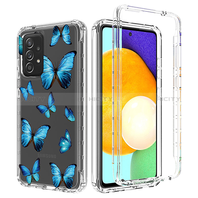 Funda Silicona Carcasa Ultrafina Transparente Goma Frontal y Trasera 360 Grados para Samsung Galaxy A52s 5G