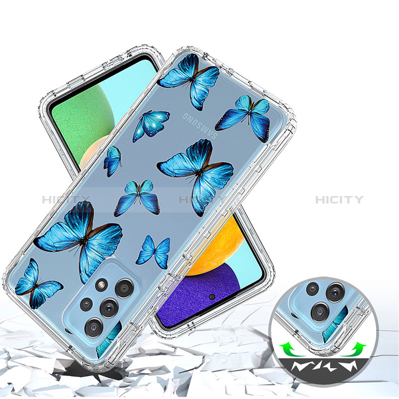 Funda Silicona Carcasa Ultrafina Transparente Goma Frontal y Trasera 360 Grados para Samsung Galaxy A52s 5G