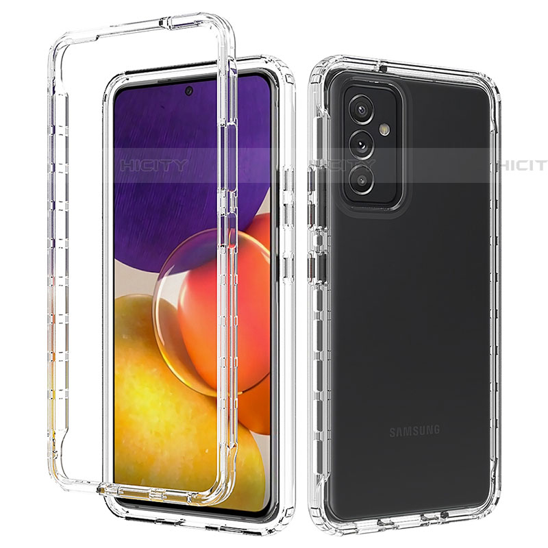 Funda Silicona Carcasa Ultrafina Transparente Goma Frontal y Trasera 360 Grados para Samsung Galaxy A82 5G Claro