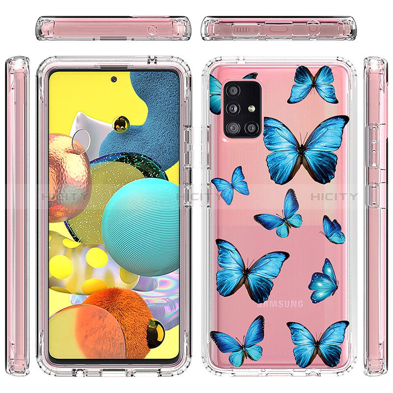 Funda Silicona Carcasa Ultrafina Transparente Goma Frontal y Trasera 360 Grados para Samsung Galaxy M40S