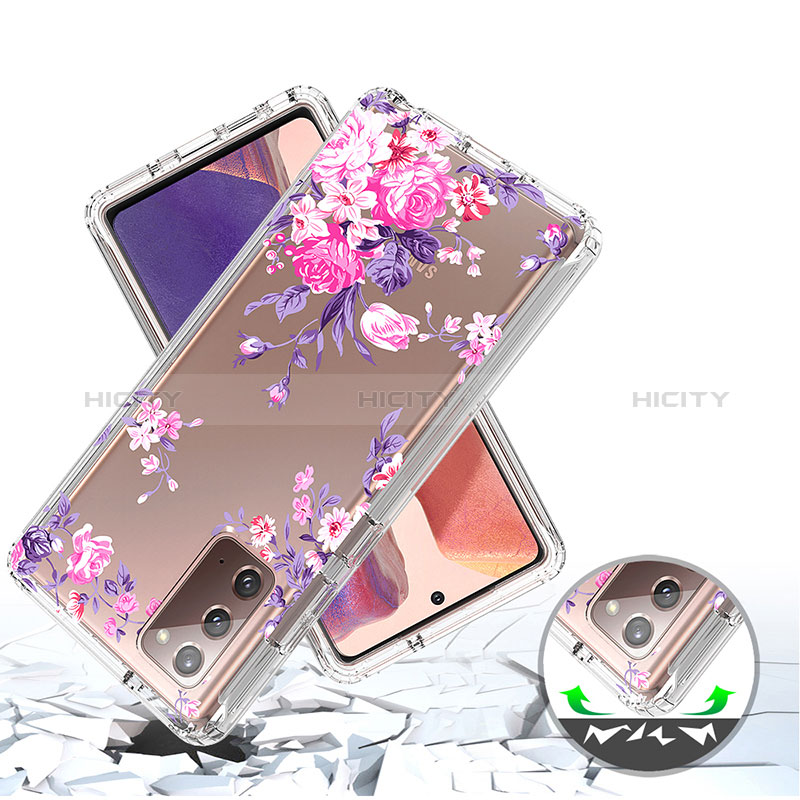 Funda Silicona Carcasa Ultrafina Transparente Goma Frontal y Trasera 360 Grados para Samsung Galaxy Note 20 5G