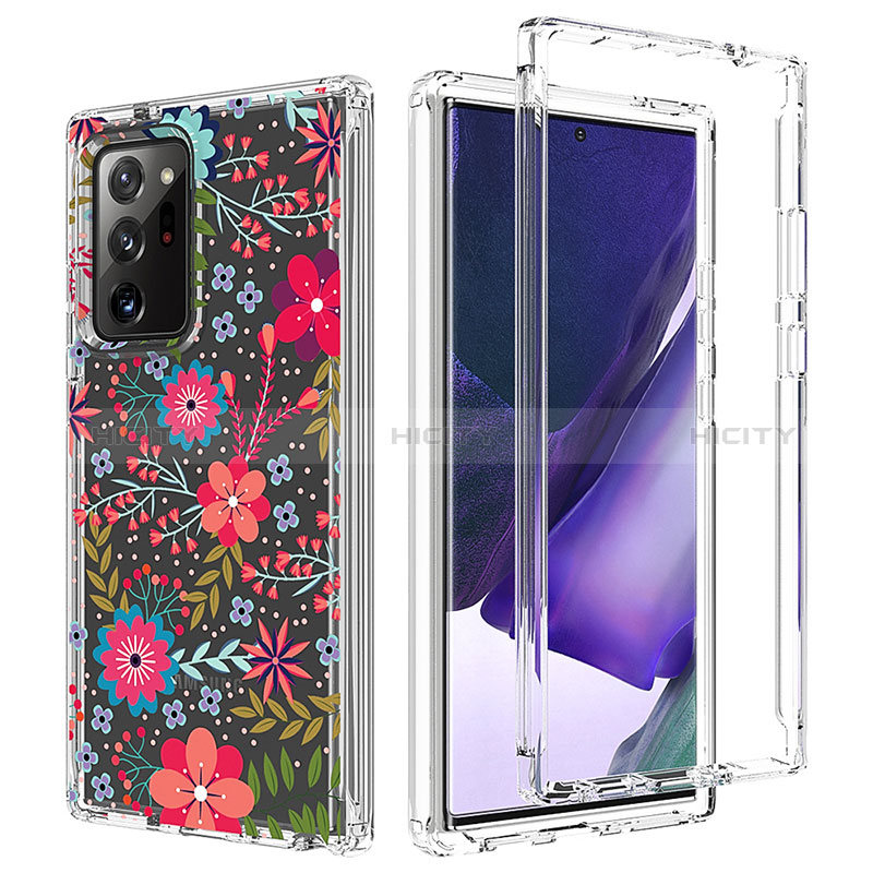 Funda Silicona Carcasa Ultrafina Transparente Goma Frontal y Trasera 360 Grados para Samsung Galaxy Note 20 Ultra 5G