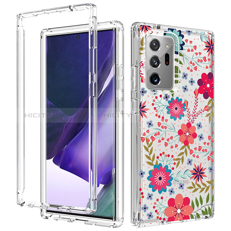 Funda Silicona Carcasa Ultrafina Transparente Goma Frontal y Trasera 360 Grados para Samsung Galaxy Note 20 Ultra 5G