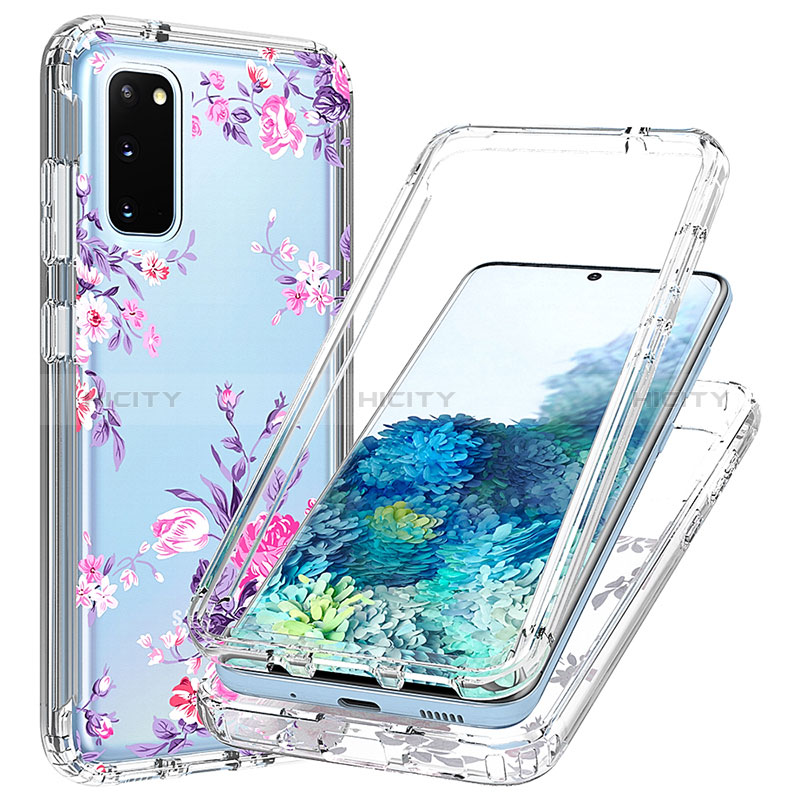 Funda Silicona Carcasa Ultrafina Transparente Goma Frontal y Trasera 360 Grados para Samsung Galaxy S20 5G