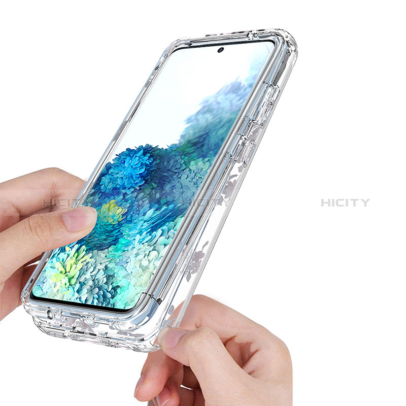 Funda Silicona Carcasa Ultrafina Transparente Goma Frontal y Trasera 360 Grados para Samsung Galaxy S20