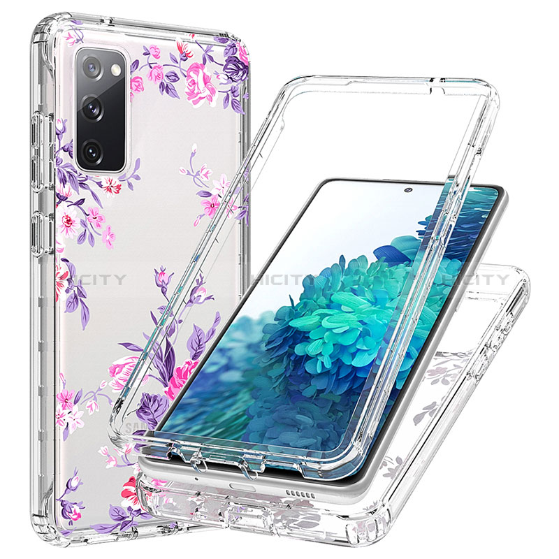 Funda Silicona Carcasa Ultrafina Transparente Goma Frontal y Trasera 360 Grados para Samsung Galaxy S20 FE 5G